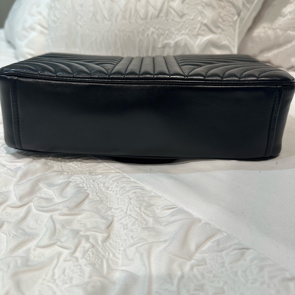 Prada Pattina Black Soft Calf Impun Handbag. - Picture 6 of 9